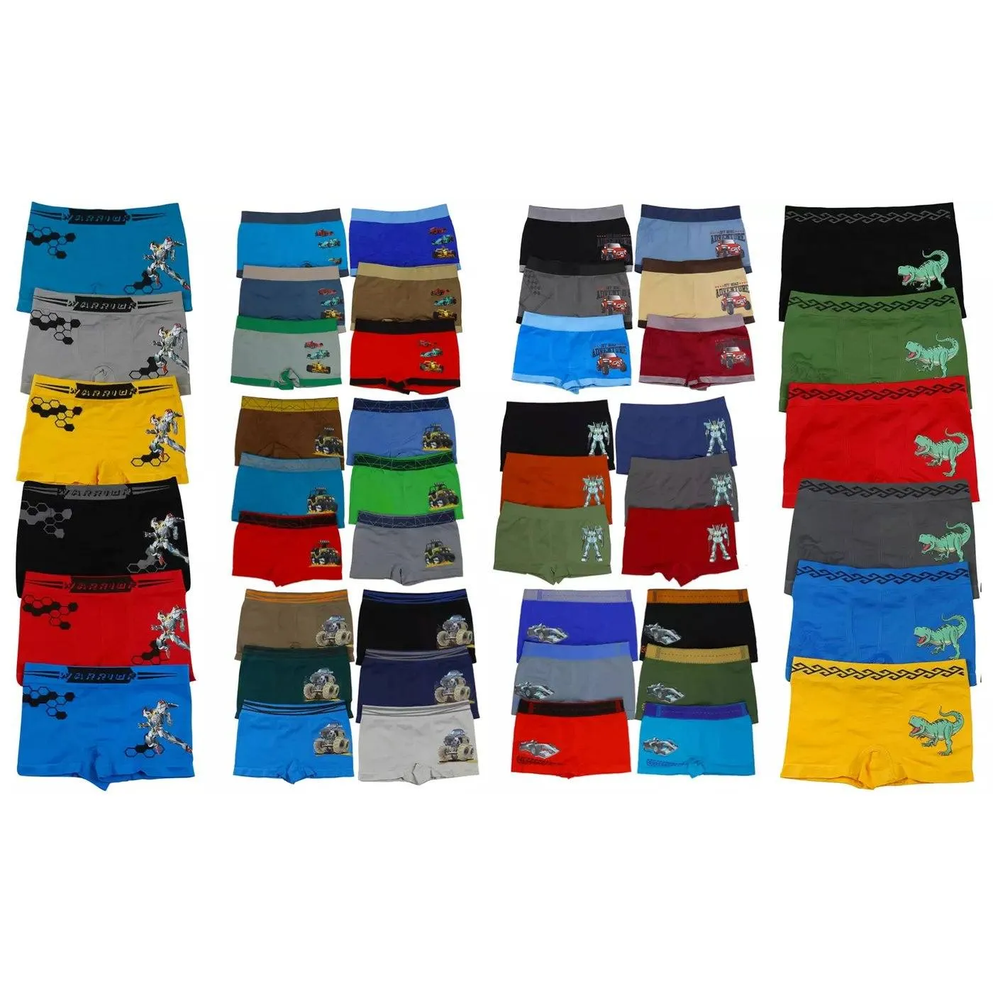 6-Pack: Mystery Boys' Microfiber Assorted Briefs