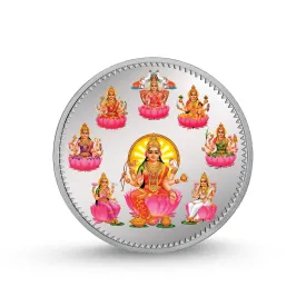 999 Asht Lakshmi Pure Silver 20 Grams Coin
