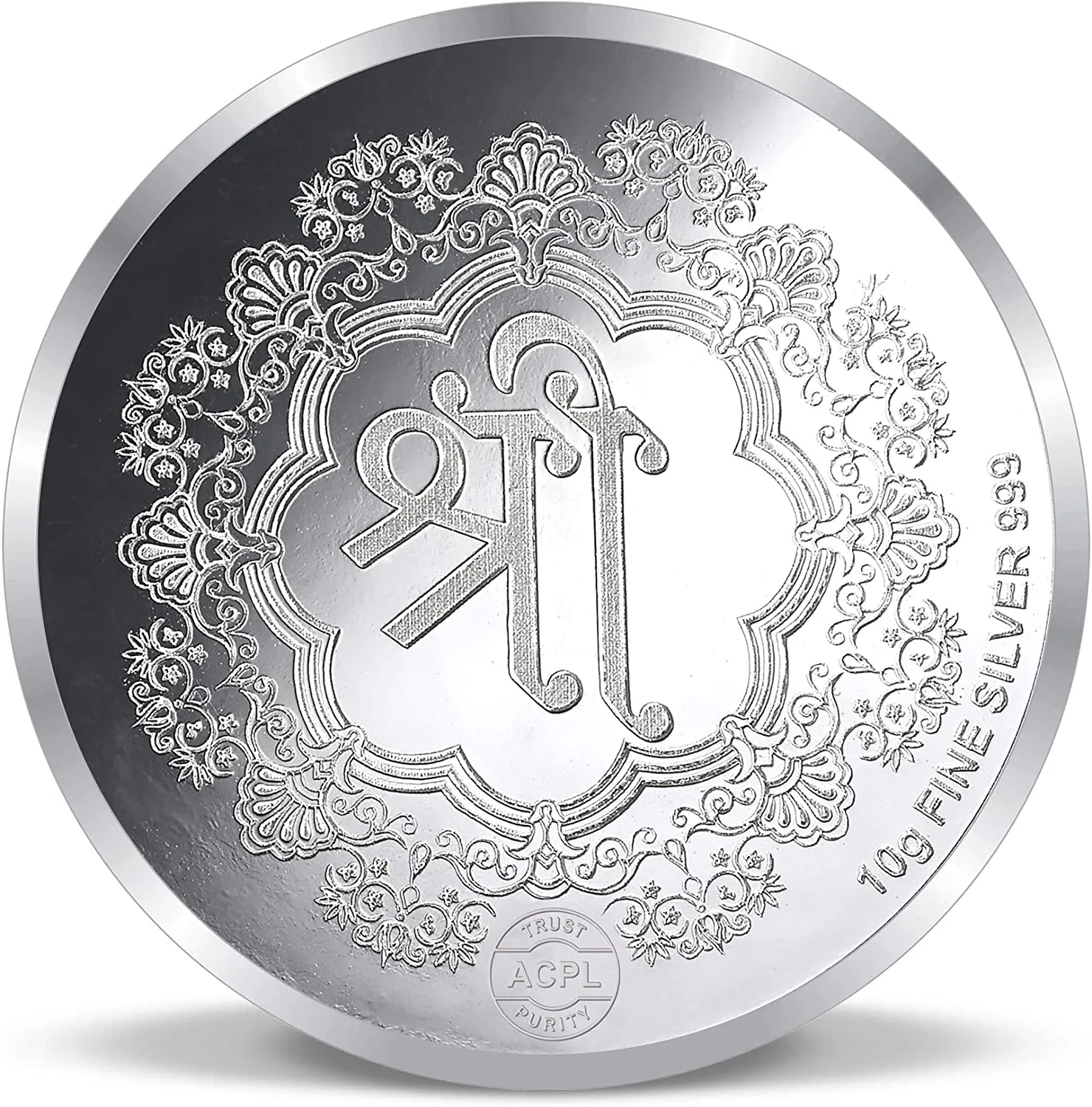 999 Lakshmi Pure Silver Coin (Design 5)