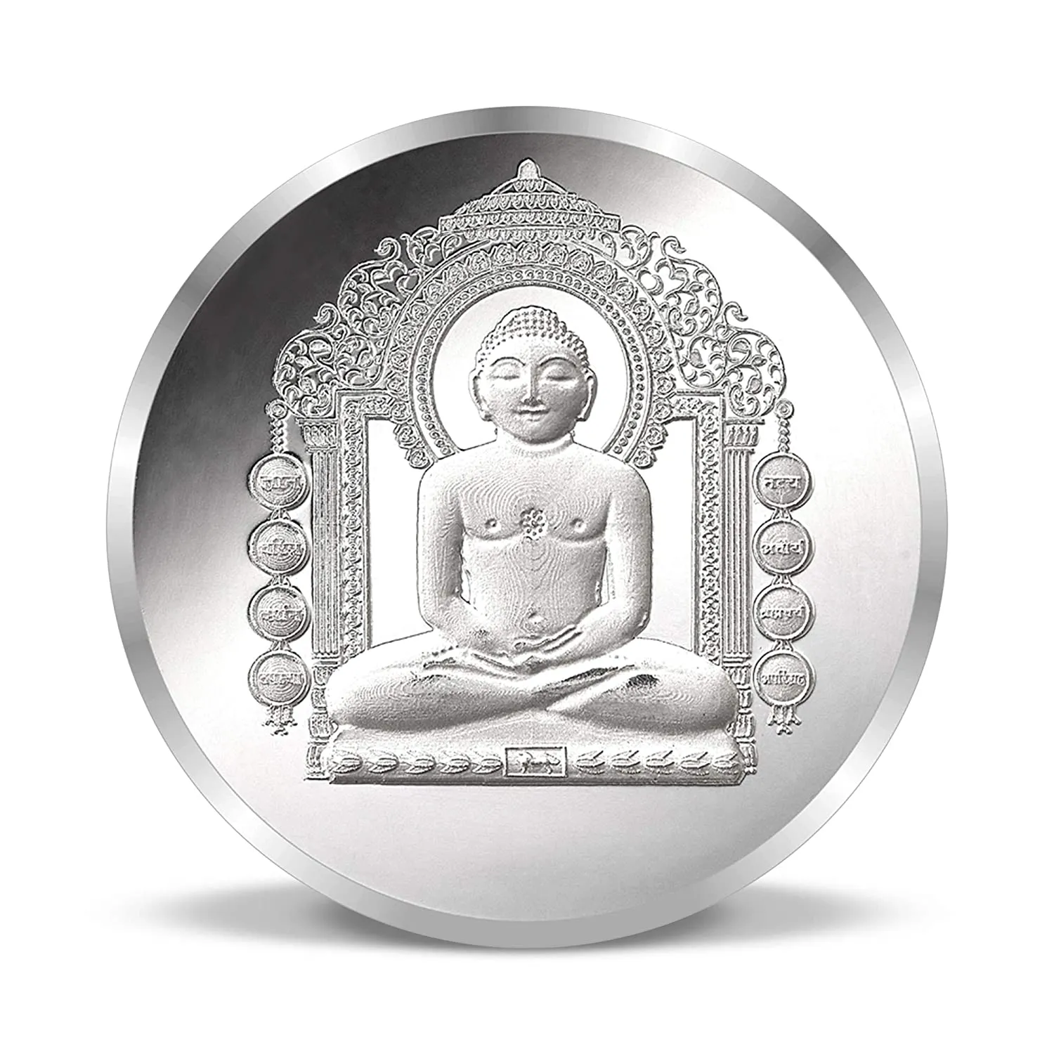 999 Mahaveer ji Pure Silver 10 Grams Coin