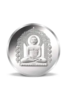 999 Mahaveer ji Pure Silver 10 Grams Coin