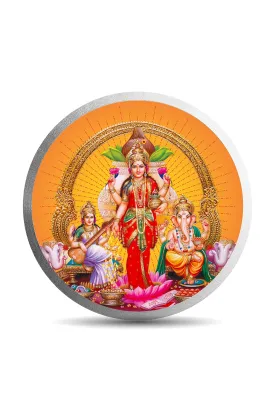 999 Pure Silver Trimurti 10 Grams Coin ( Design 12)