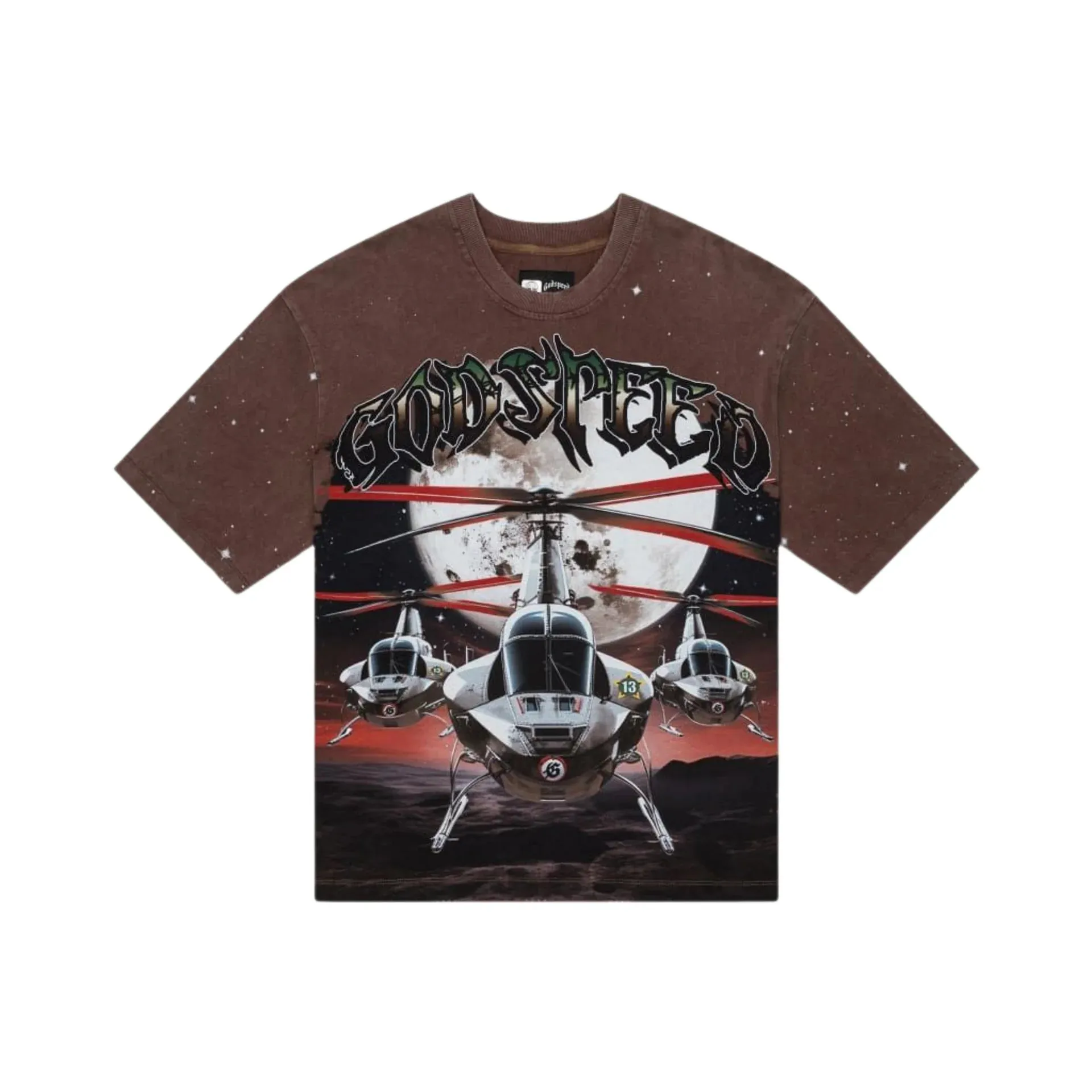 Air Strike T-Shirt (Brown Wash) - GAIRSTRKTEEBRNWSH
