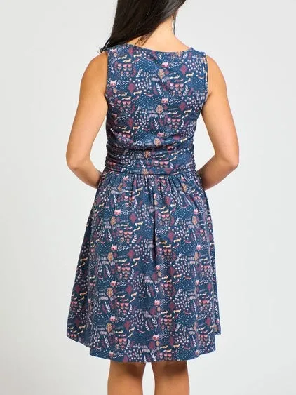 Asheville Dress - Fox Field Blue