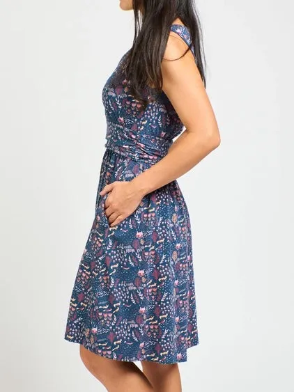 Asheville Dress - Fox Field Blue