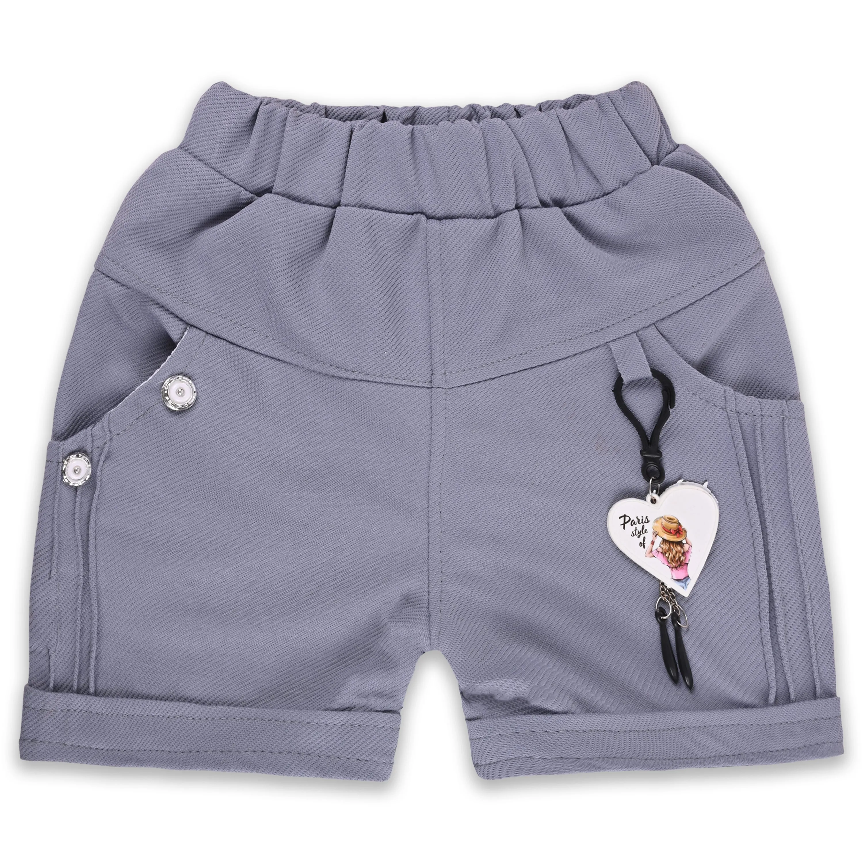 Baby Girls Printed Top and Shorts Clothing Set