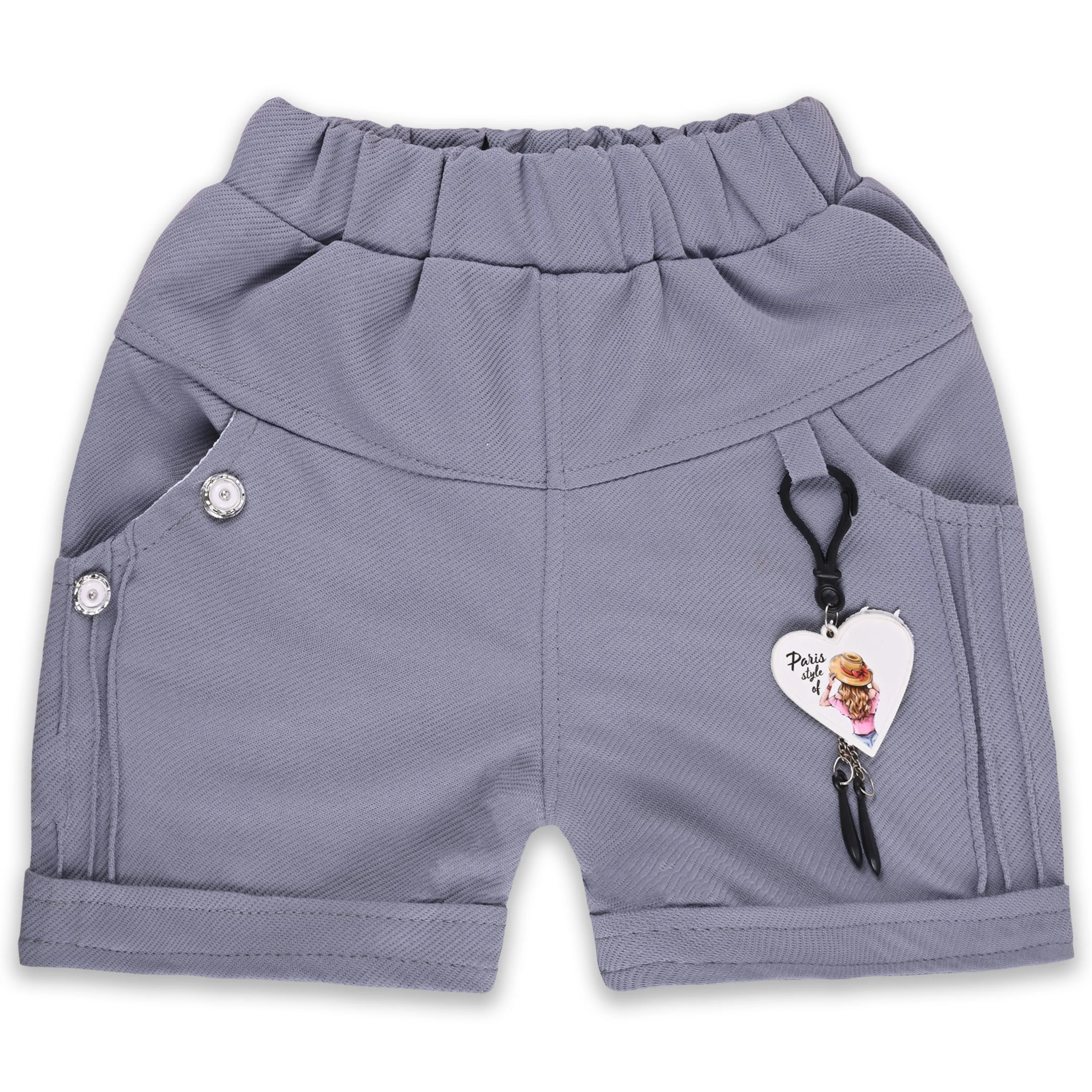 Baby Girls Printed Top and Shorts Clothing Set