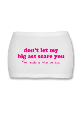 Big Axx Scare You Y2K Mini Hip Skirt Cherrykitten