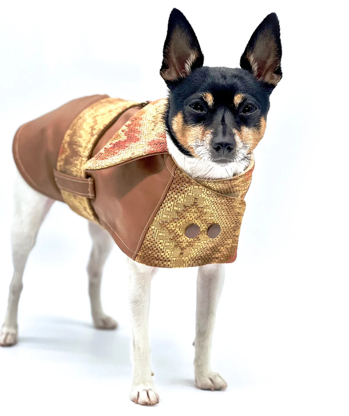 “Canyon Cognac” Vegan Leather Autumn Jacket - Limited Edition