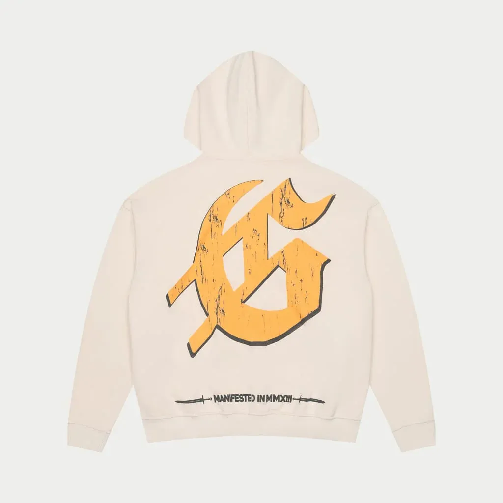 Chrome Liberty Zip Hoodie (Bone) - GCHLBZIPHDDBNE