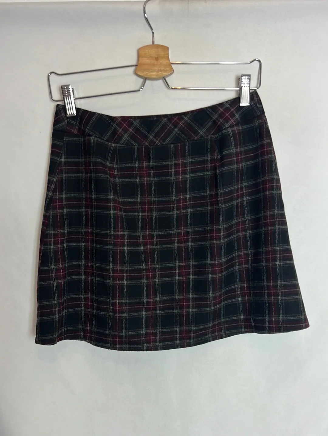 COOPERATIVE. falda de cuadros T.s