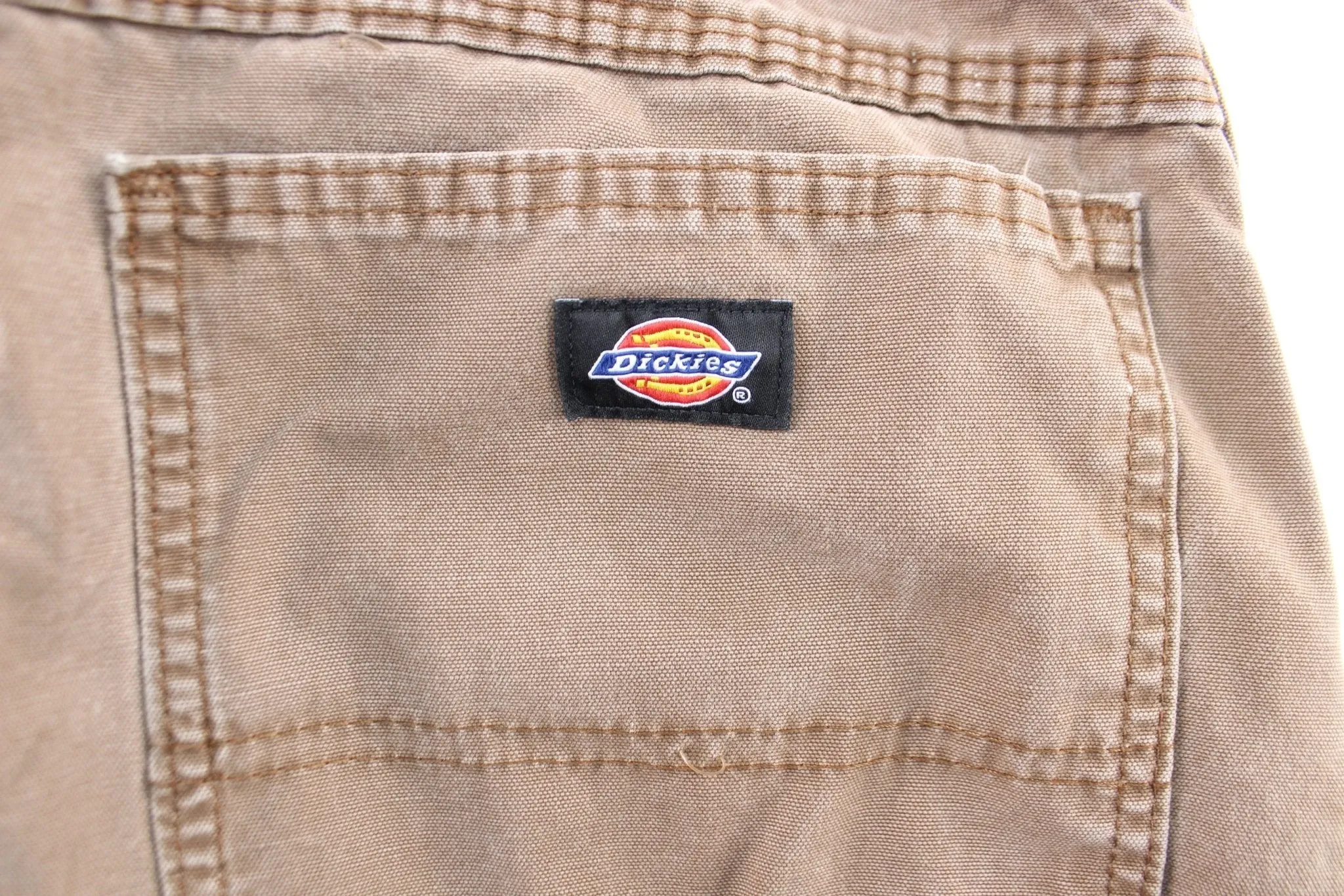 Dickies Logo Patch Brown Workwear Pants