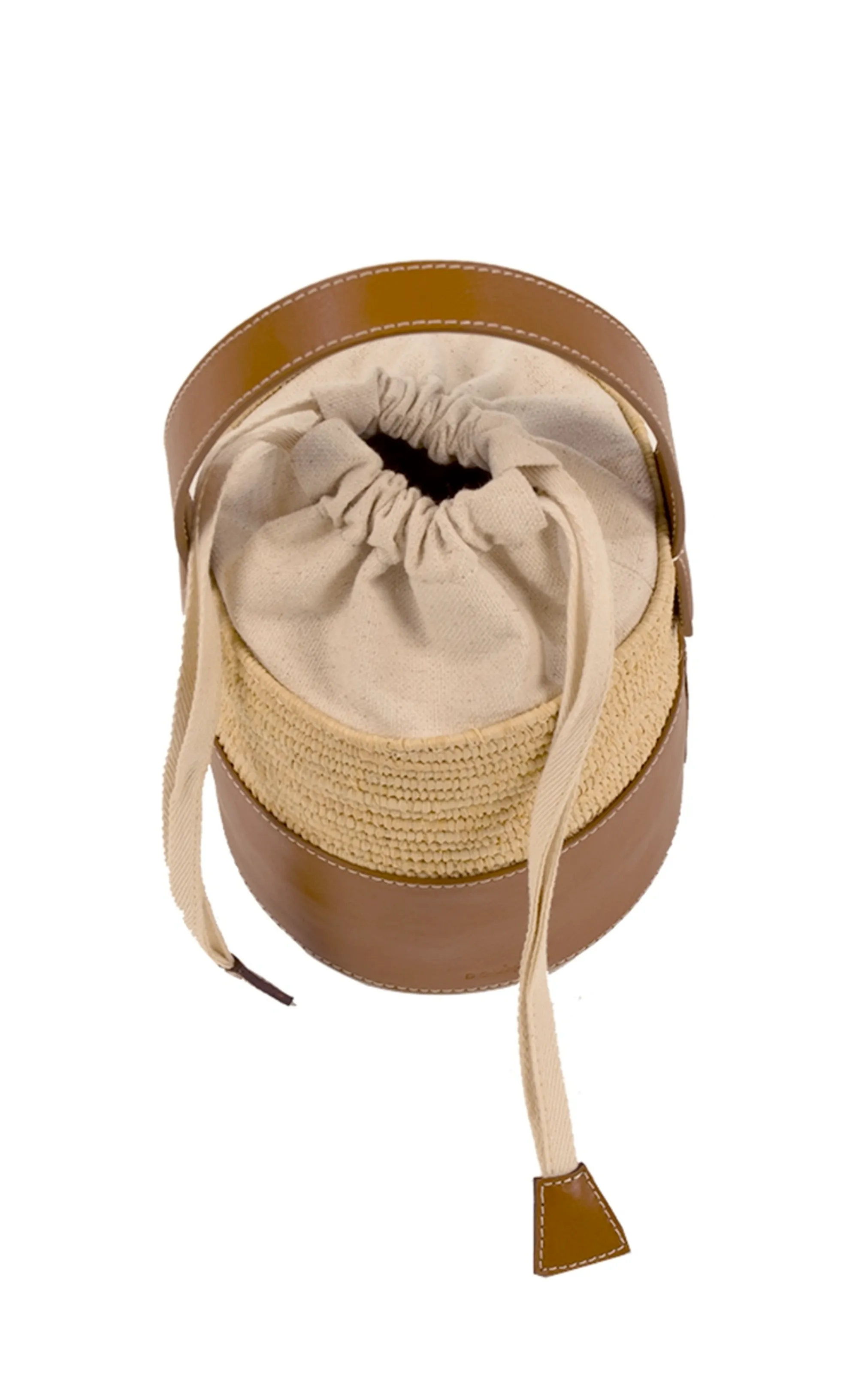 Fati Raffia Bucket Bag