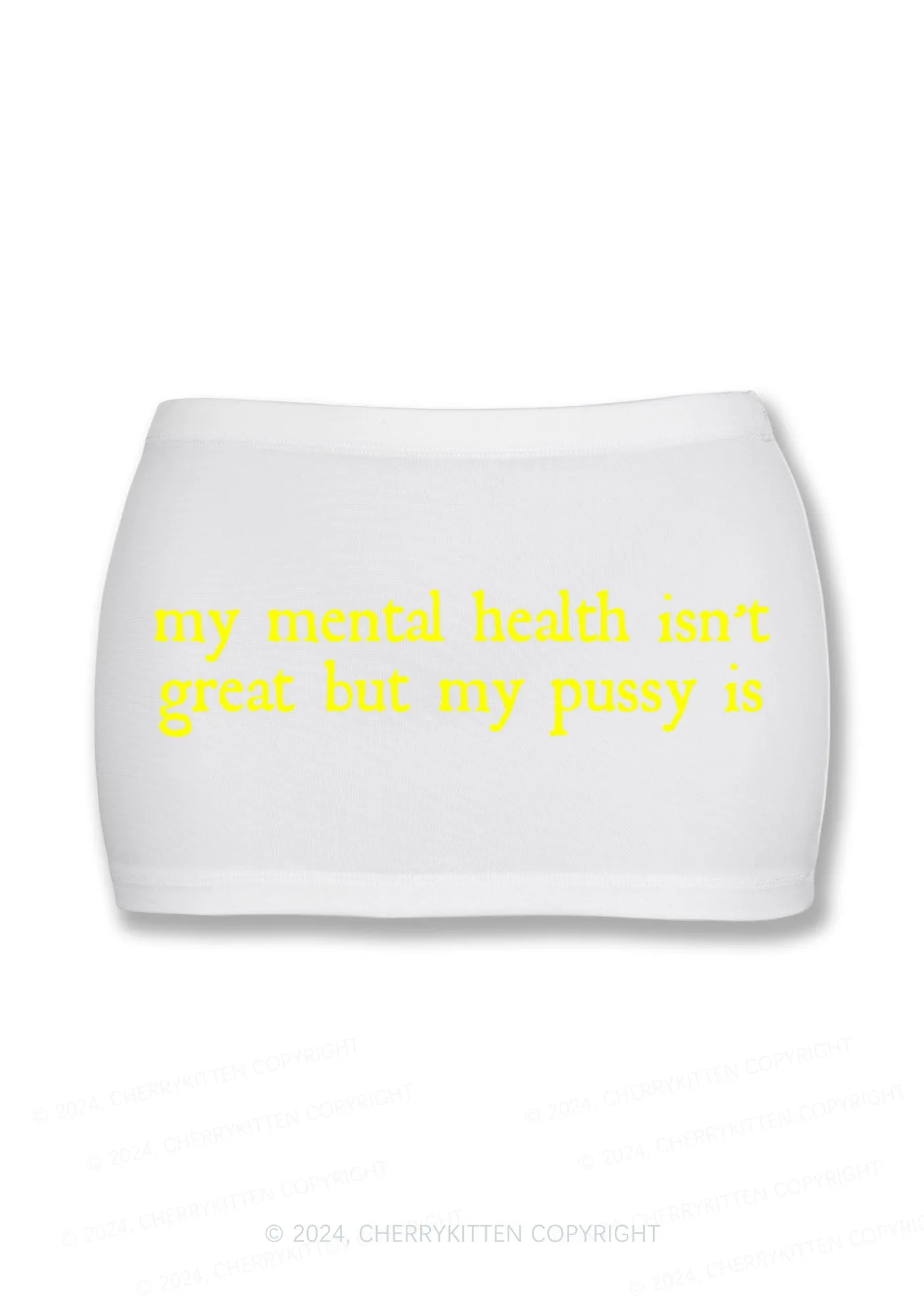 Great Mental Health Y2K Mini Hip Skirt Cherrykitten