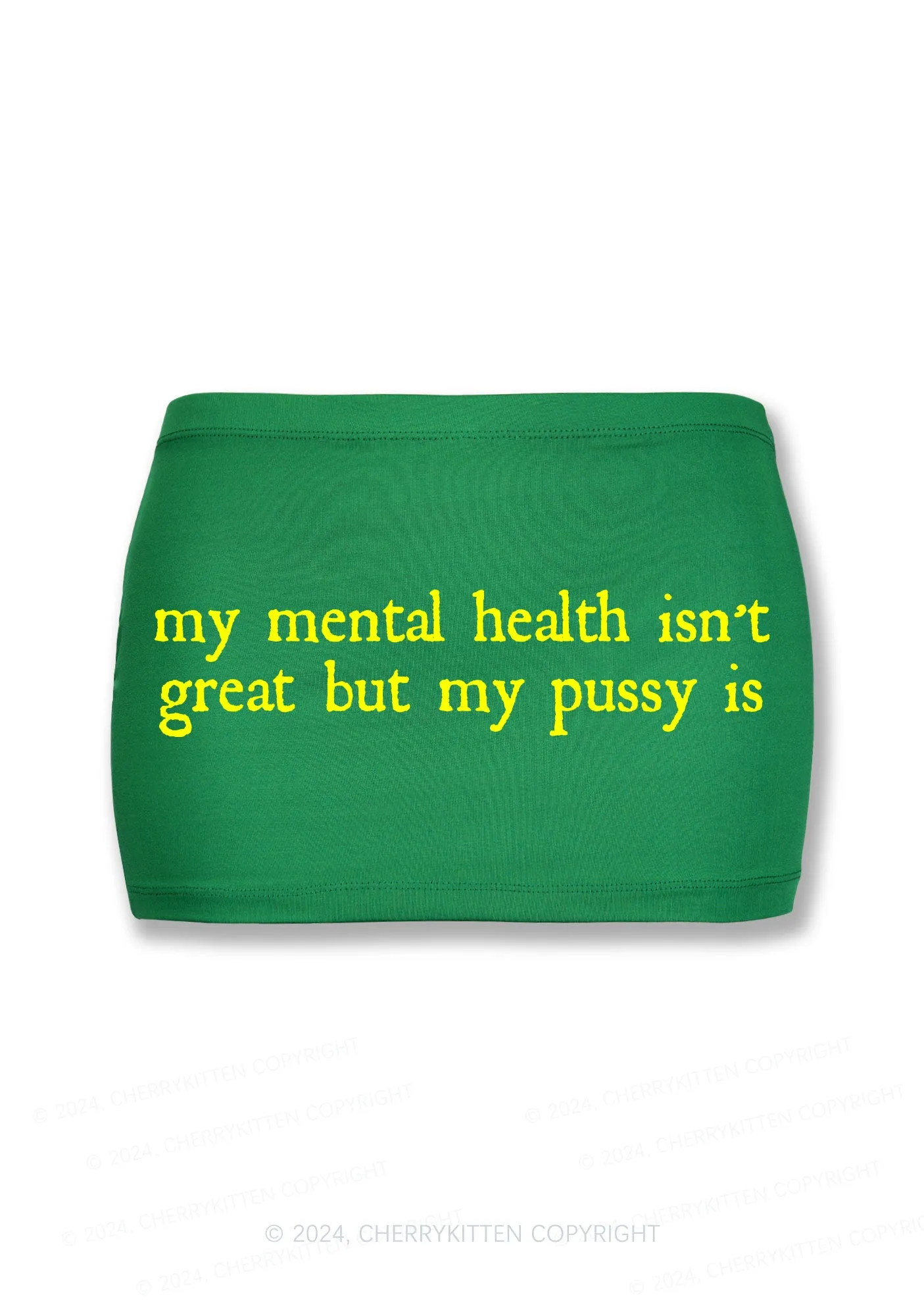 Great Mental Health Y2K Mini Hip Skirt Cherrykitten