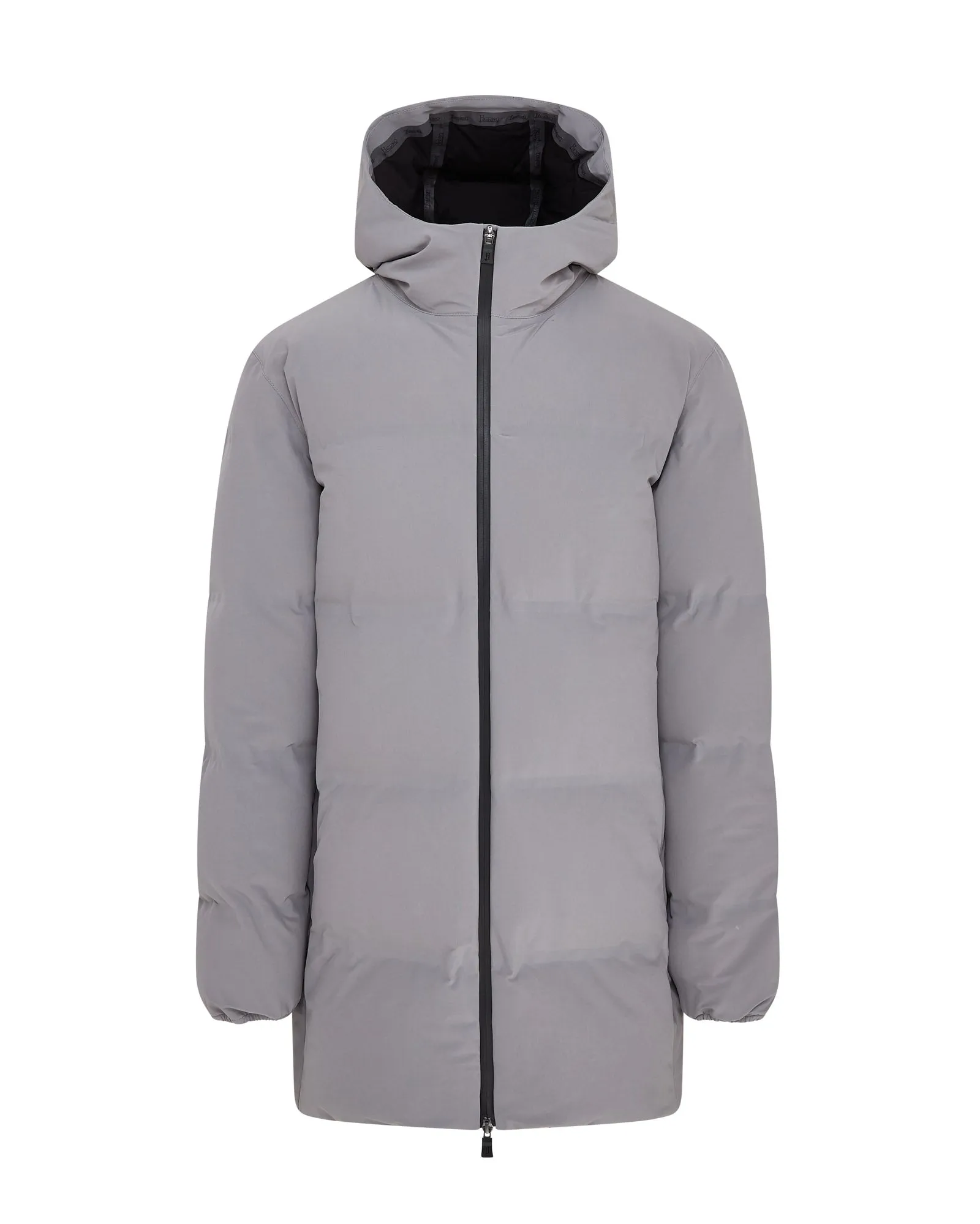 Herno Laminar Impact Down Waterproof Parka Coat (Stone Grey)