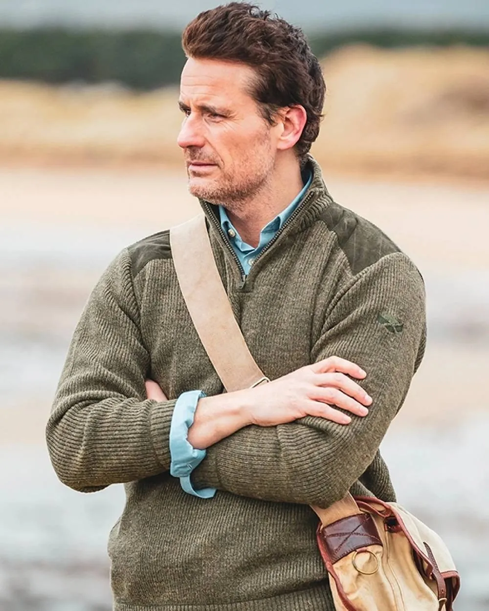Hoggs of Fife Hebrides II Quarter Zip Windproof Pullover