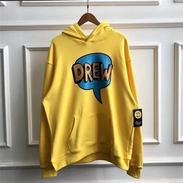 Justin Bieber Drew House Printed Hooded Sweatshirts Hoodie Men