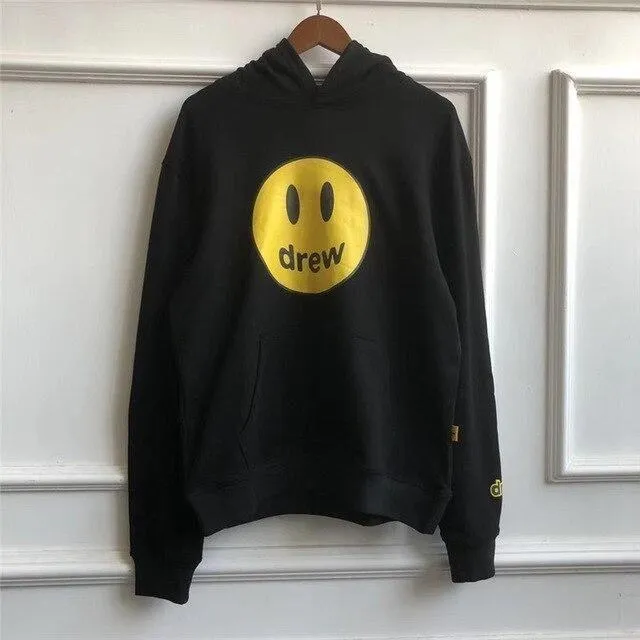 Justin Bieber Drew House Printed Hooded Sweatshirts Hoodie Men