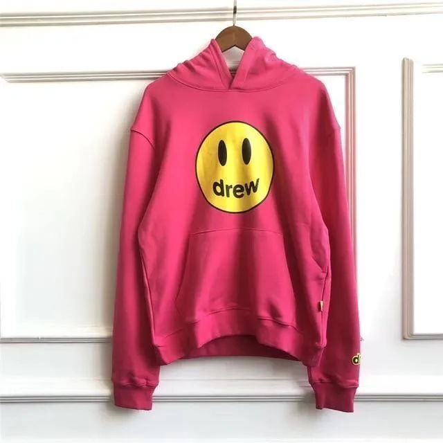 Justin Bieber Drew House Printed Hooded Sweatshirts Hoodie Men