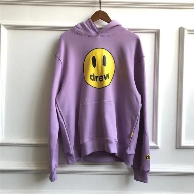 Justin Bieber Drew House Printed Hooded Sweatshirts Hoodie Men