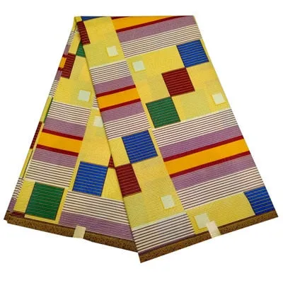Kente Fabric 6 Yards Ankara African Wax Prints