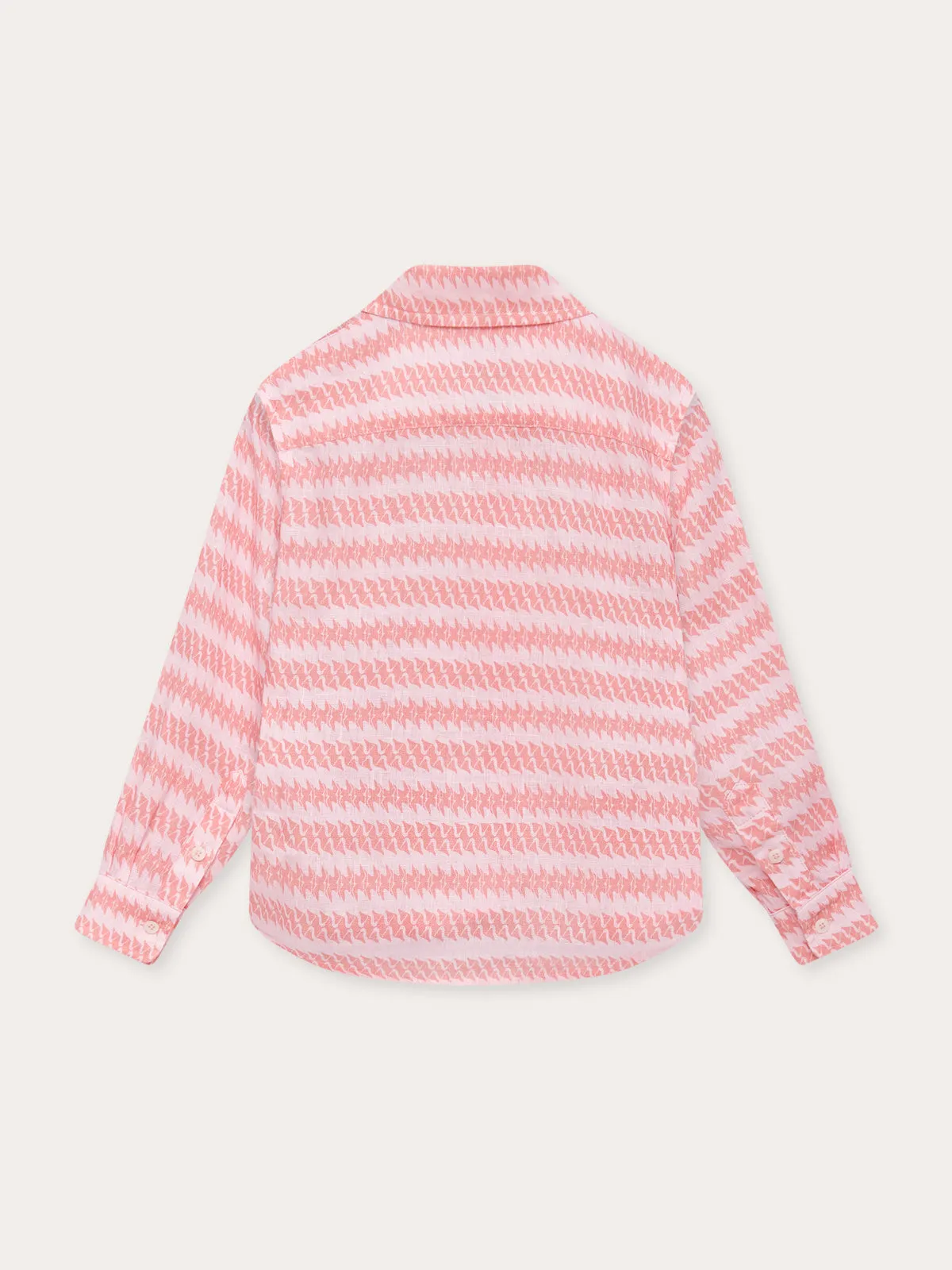 Kids Roseate Spoonbill Abaco Linen Shirt
