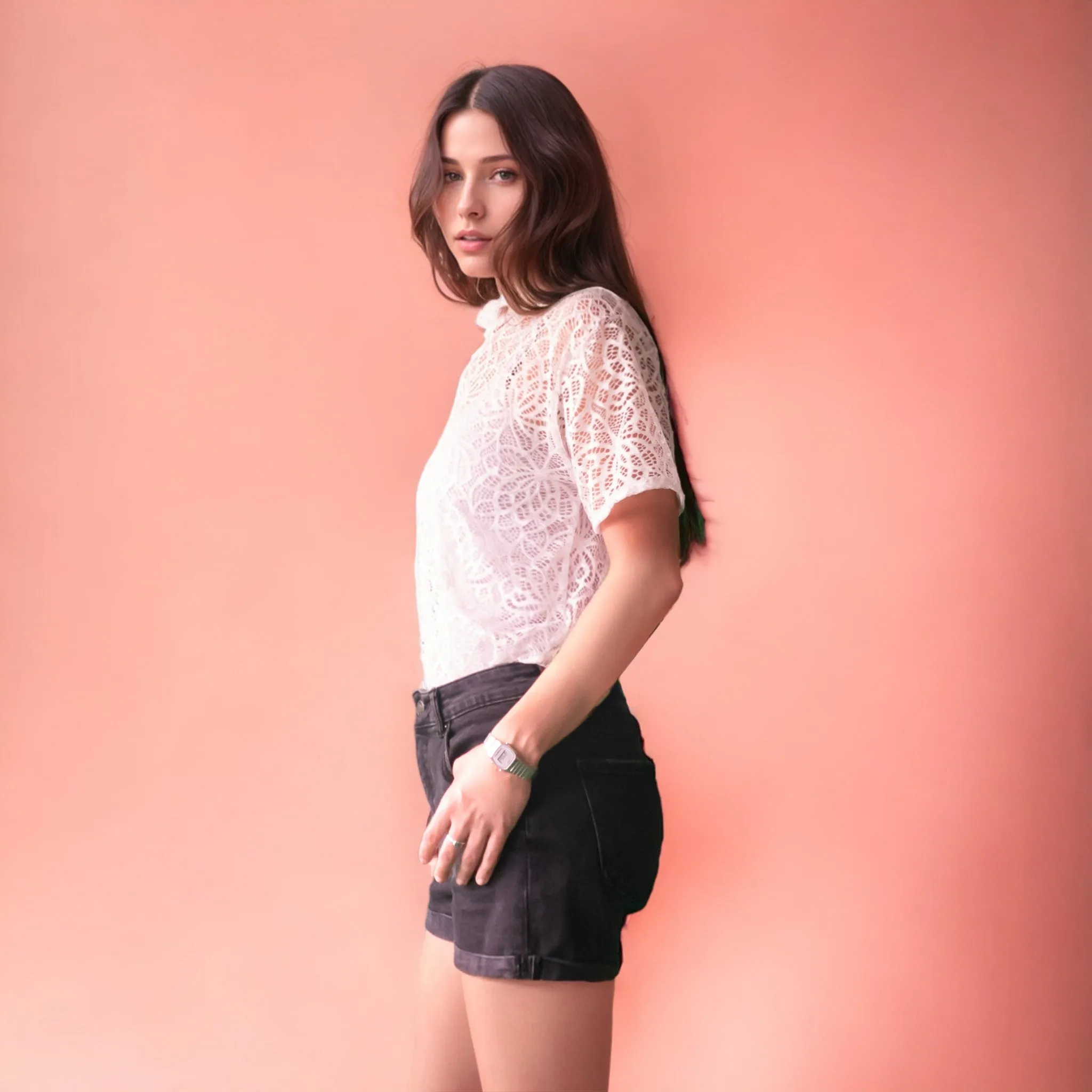 Lace T shirt