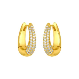 Lana CZ Hoops