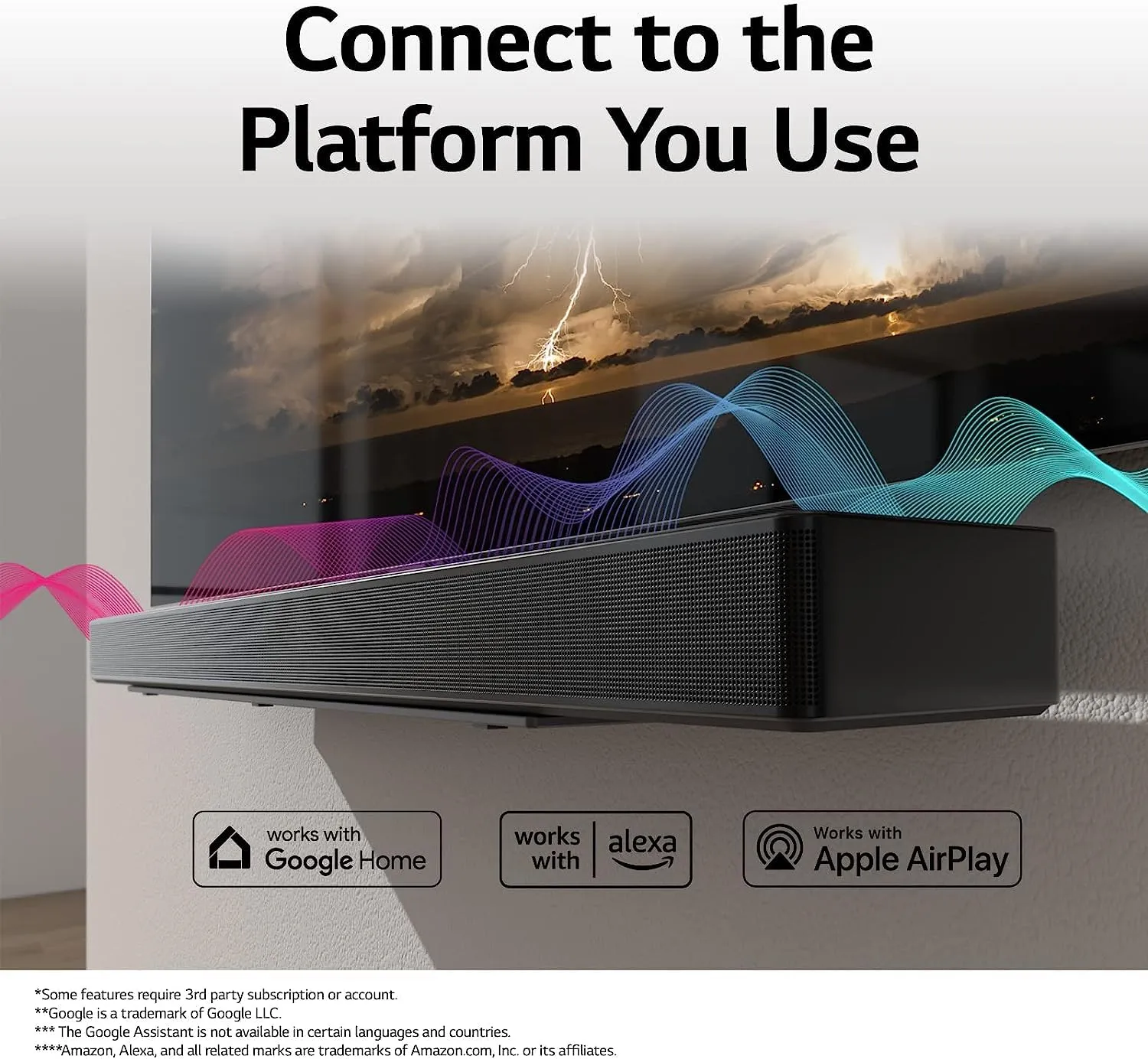 LG Sound Bar Sc9S, 3.1.3 Ch, 400W, Dolby Atmos Soundbar, Black