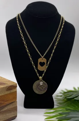 Love you too the Moon Necklace