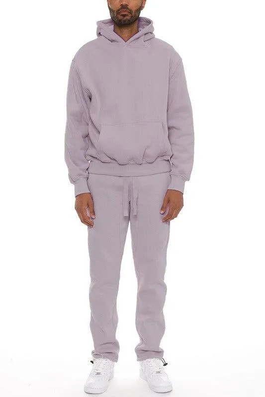 Mens Cotton Blend Hoodie Pants Set