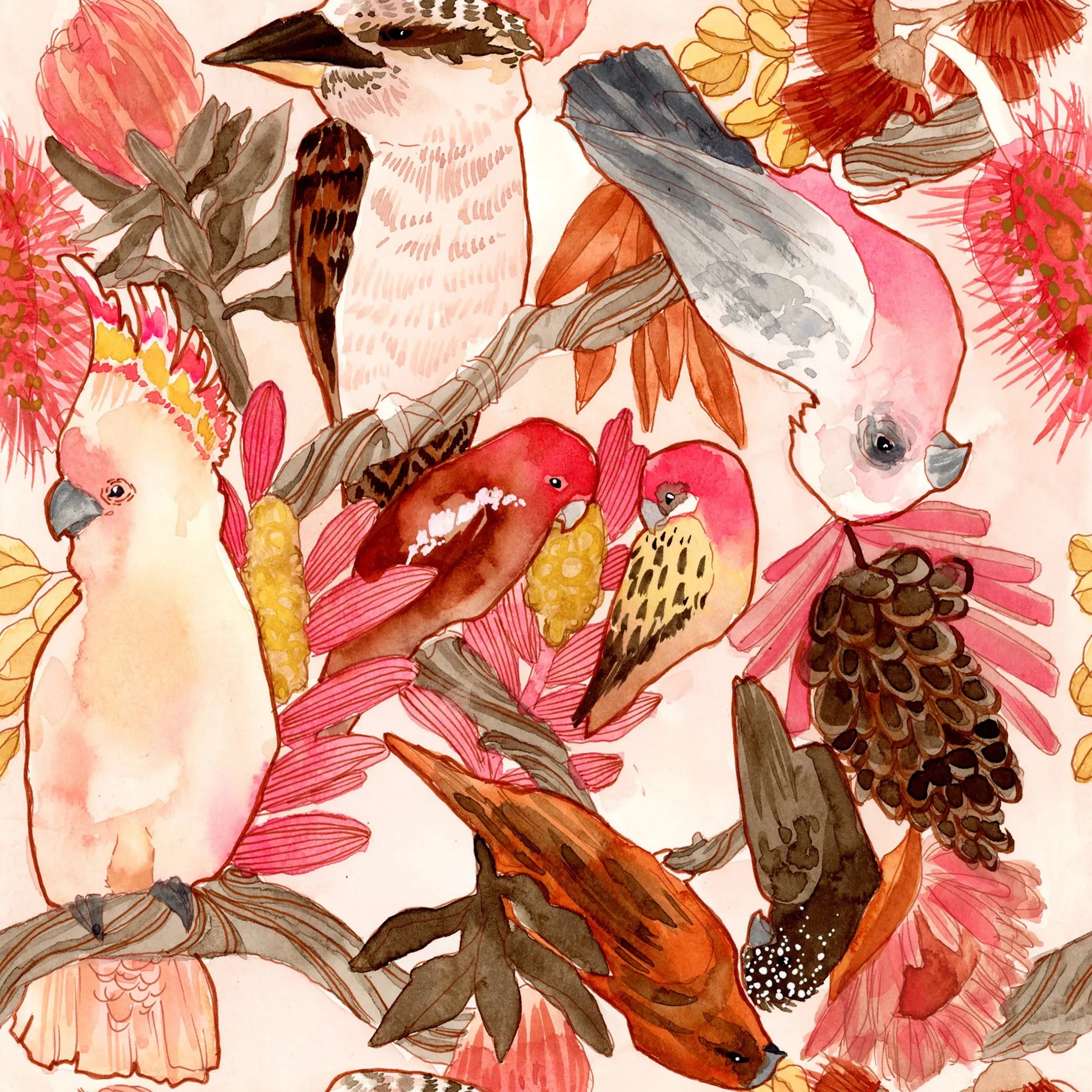 Native Aviary Smock