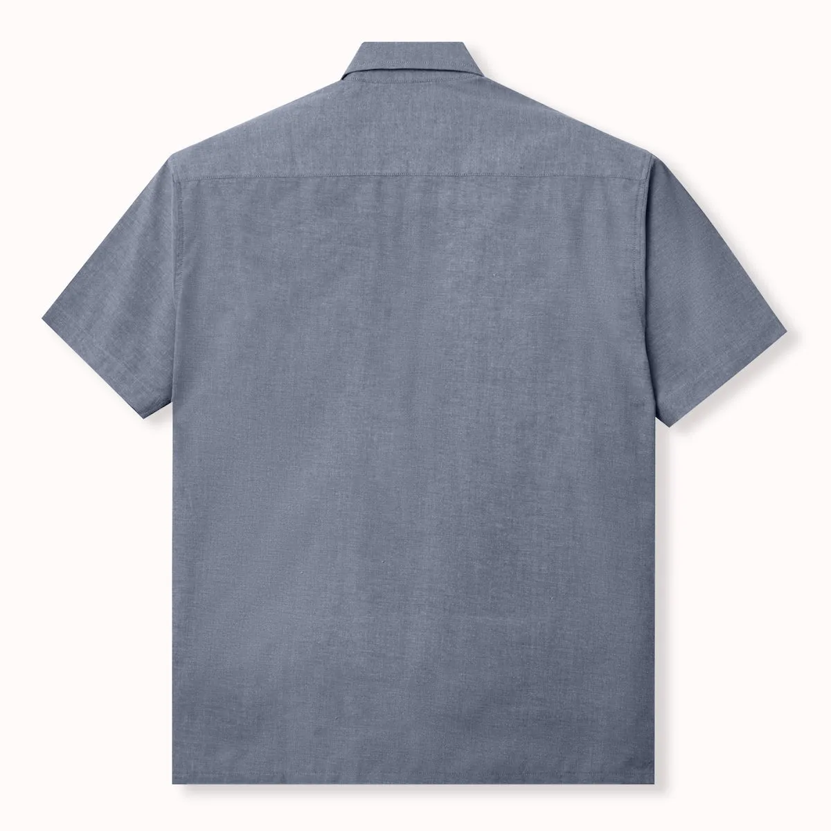 Parisian Oxford Short Sleeve Shirt - Navy