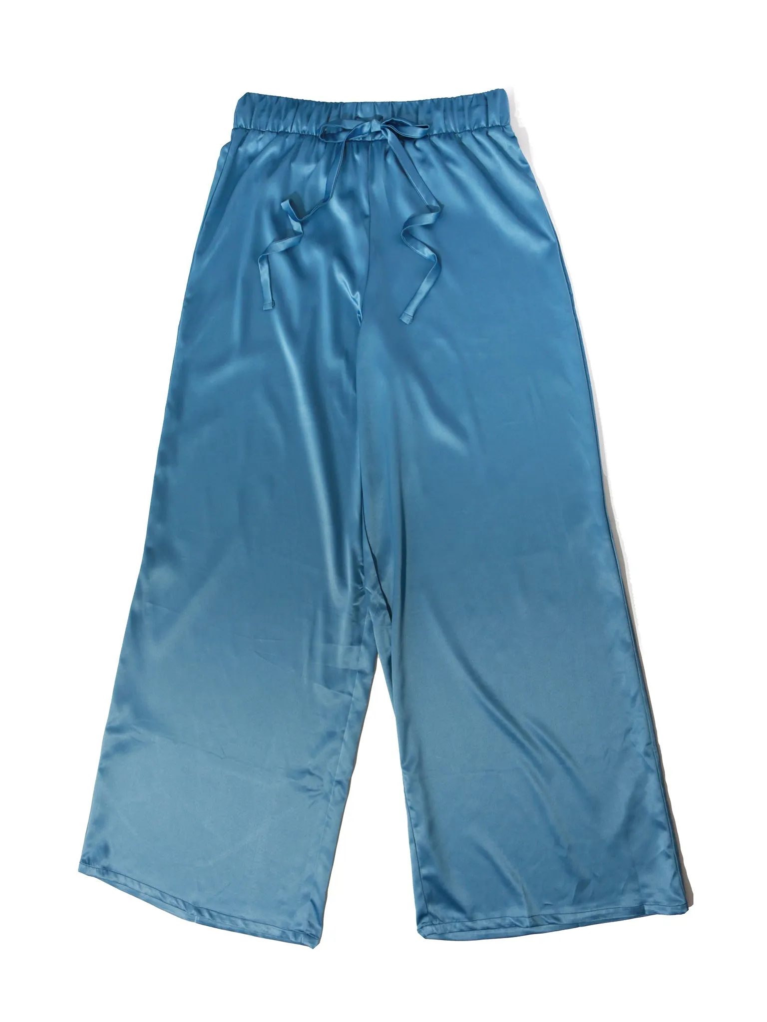 Satin Sleep Pant Bath Time Blue Sale